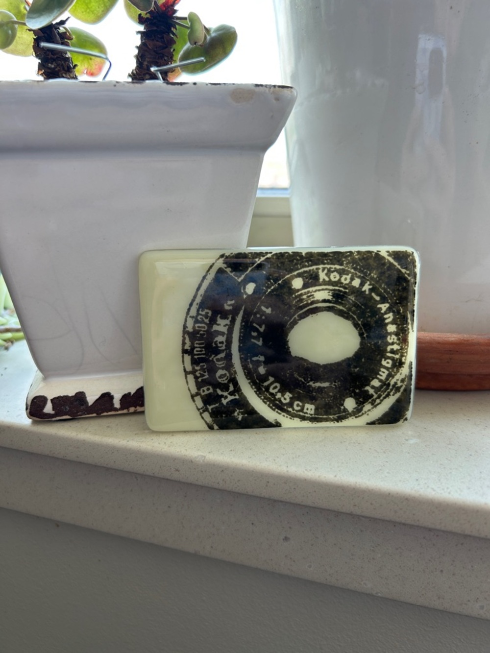 Camera Lens Glass Belt Buckle